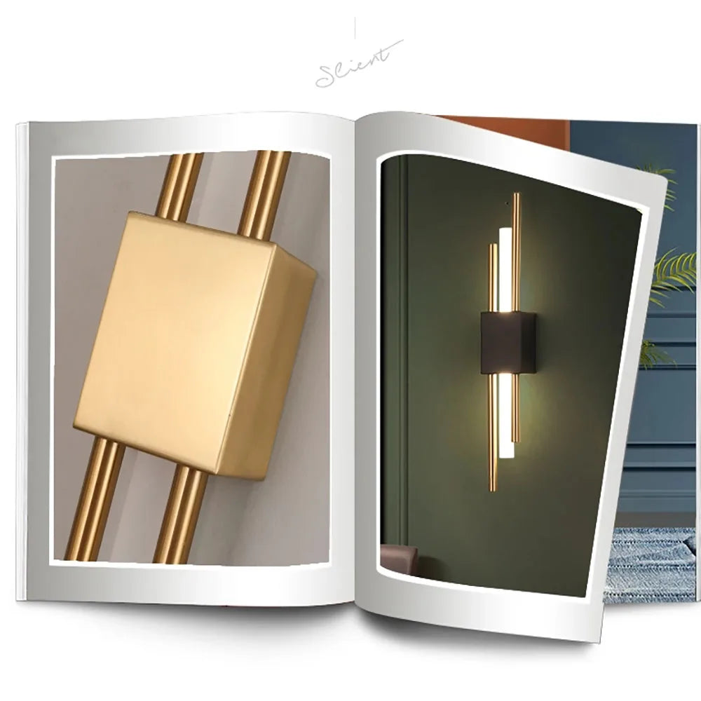 Nordic LED Wall Lamps Minimalist Room Background Indoor Lighting Home Decor