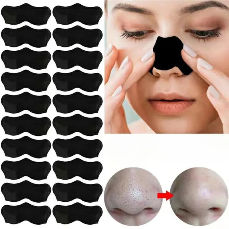 50/100PCS Unisex Blackhead Remove Mask Nasal Strips Shrink Cleansing Pore Nose Black Head skin care