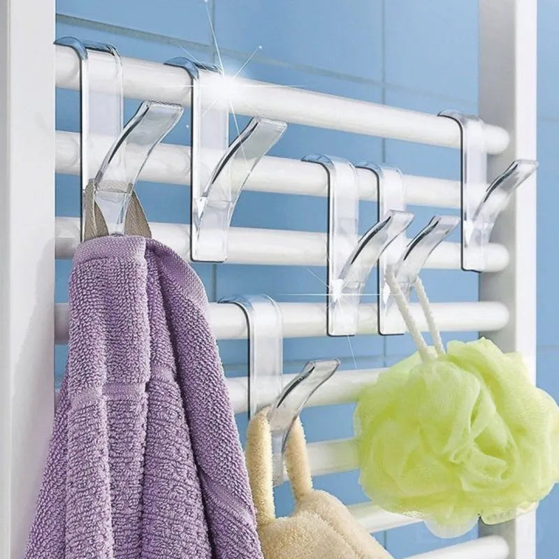 Kitchen Bathroom Storage hangers for Heated Towel Radiator Rail for Bathroom