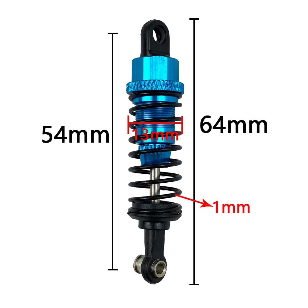 4Pcs Oil Filled Type Metal Shock Absorber With Shock Tower