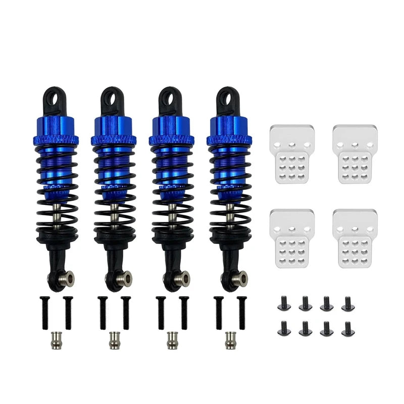 4Pcs Oil Filled Type Metal Shock Absorber With Shock Tower