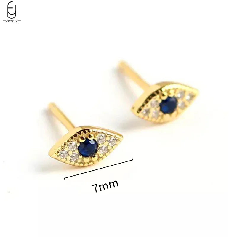 925 Sterling Silver Needle Vintage Earrings Women Jewelry