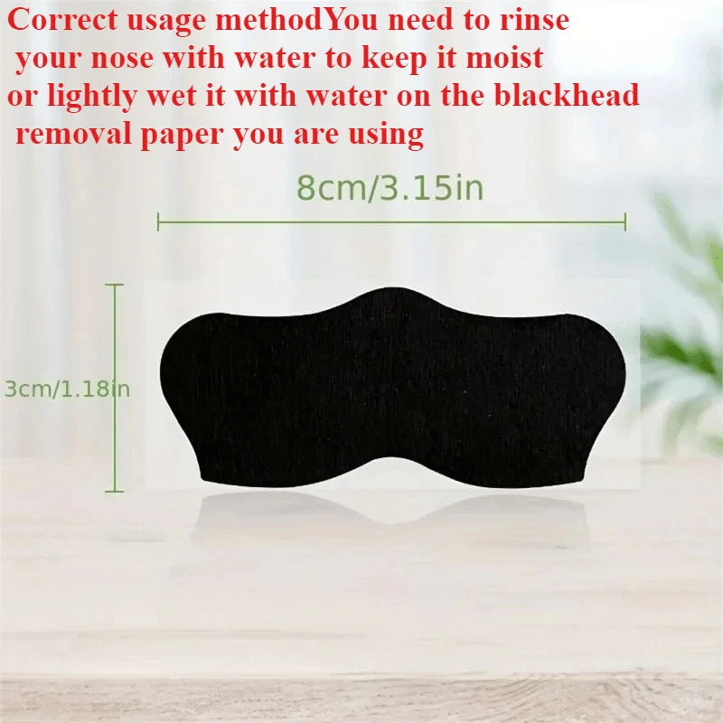 50/100PCS Unisex Blackhead Remove Mask Nasal Strips Shrink Cleansing Pore Nose Black Head skin care