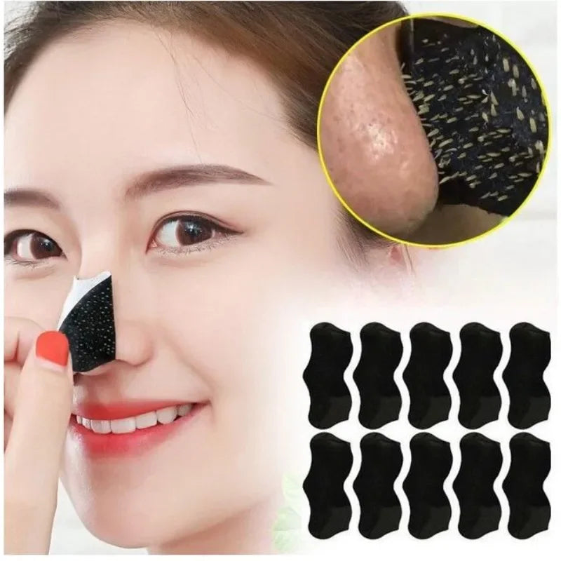 50/100PCS Unisex Blackhead Remove Mask Nasal Strips Shrink Cleansing Pore Nose Black Head skin care