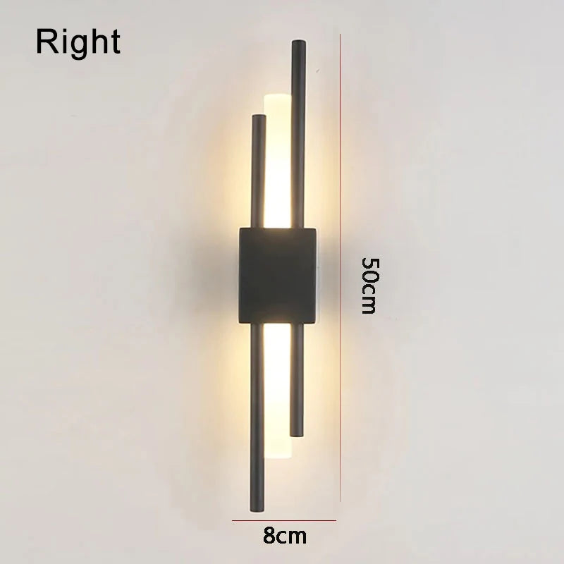 Nordic LED Wall Lamps Minimalist Room Background Indoor Lighting Home Decor