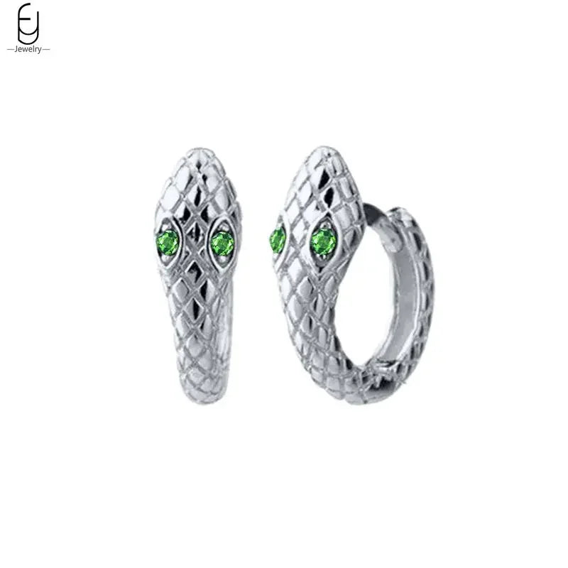 925 Sterling Silver Needle Vintage Earrings Women Jewelry